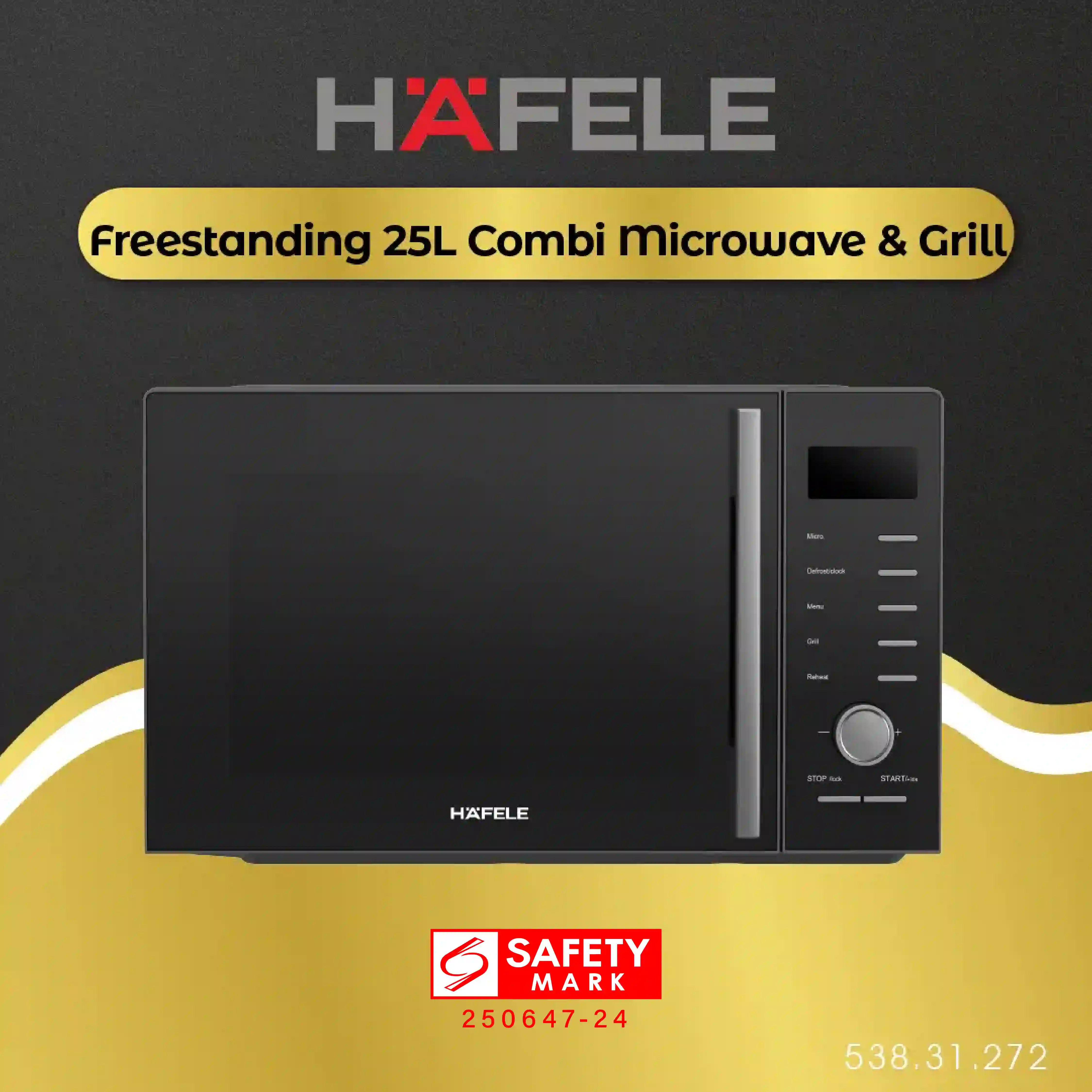 Freestanding 25L Combi Microwave and Grill