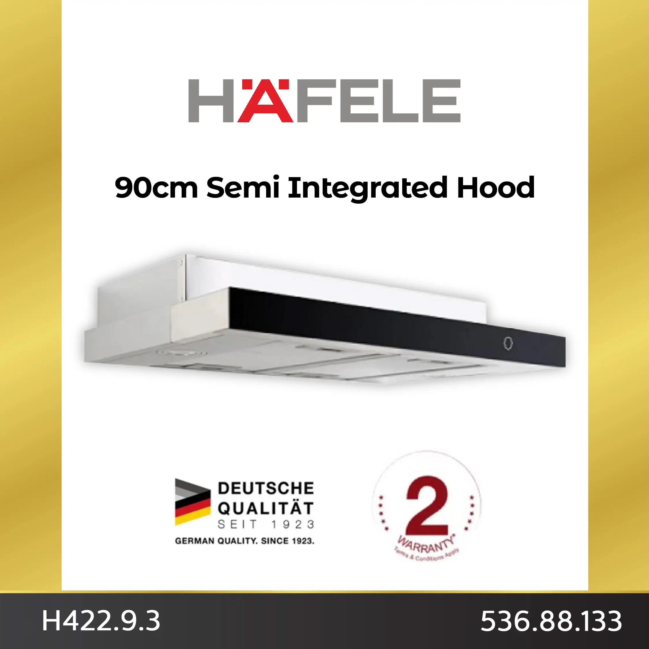 HÄFELE 90cm Semi Integrated Hood H422.9.3