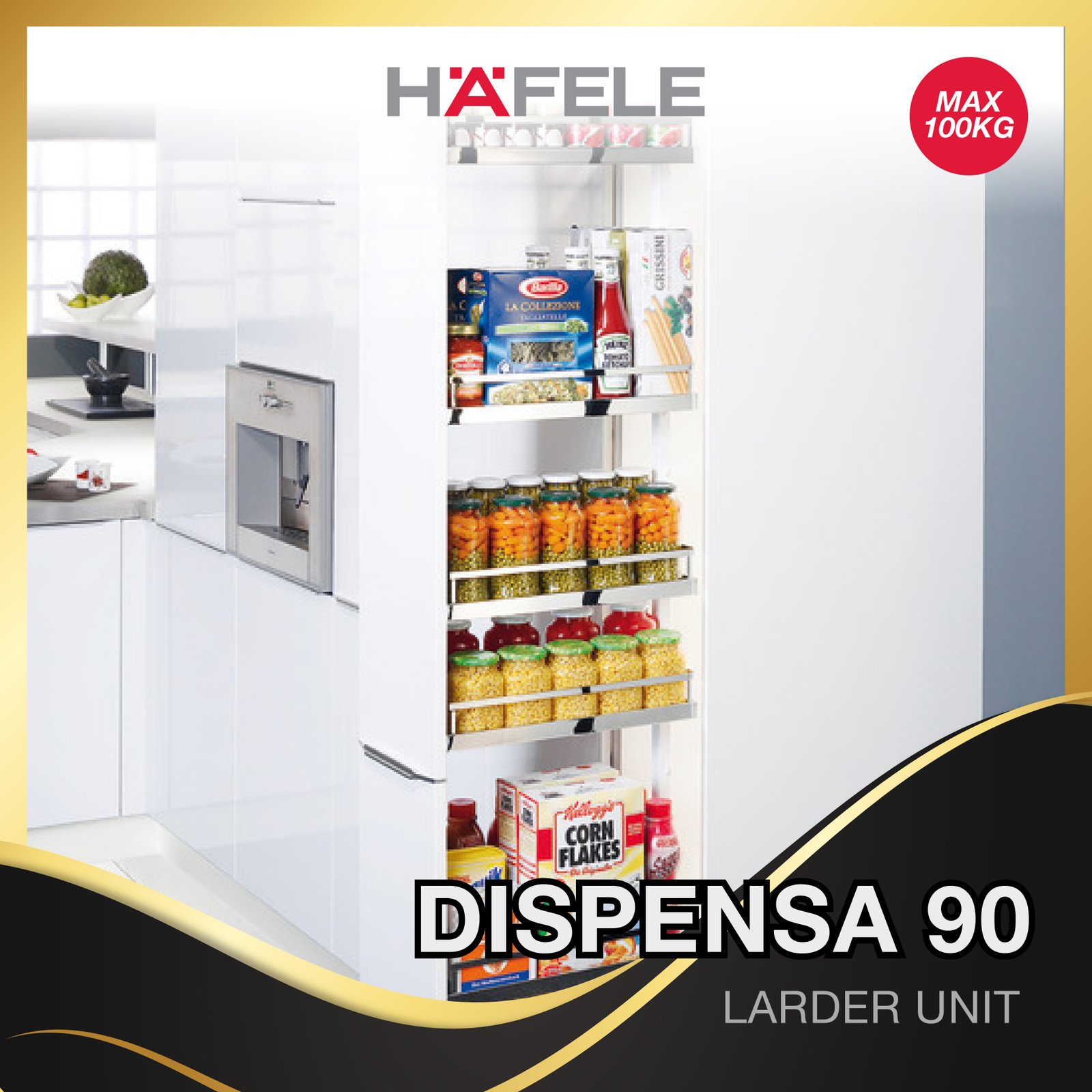 Hafele DISPENSA 90°