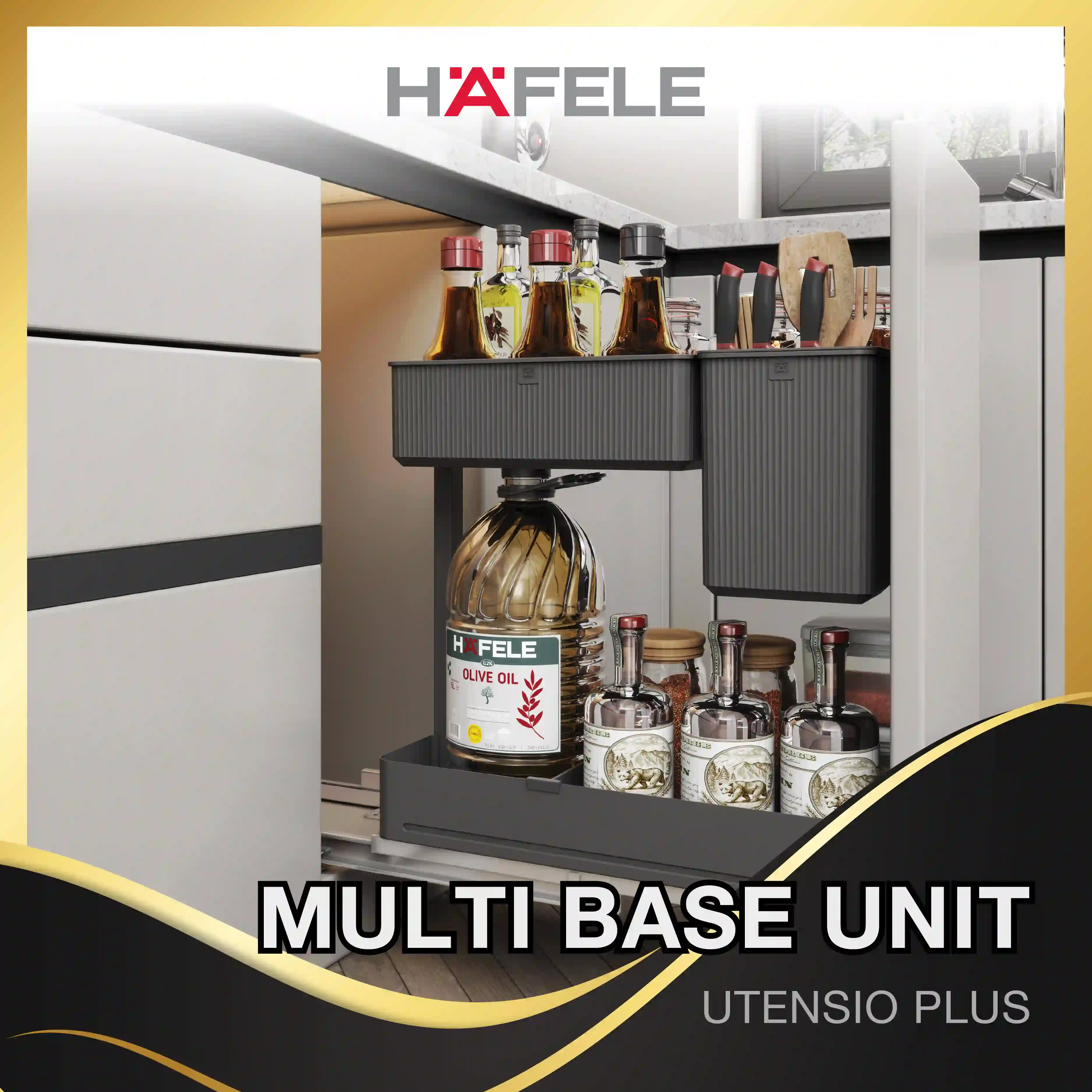 Hafele Utensio Plus H2 Multi Base Unit