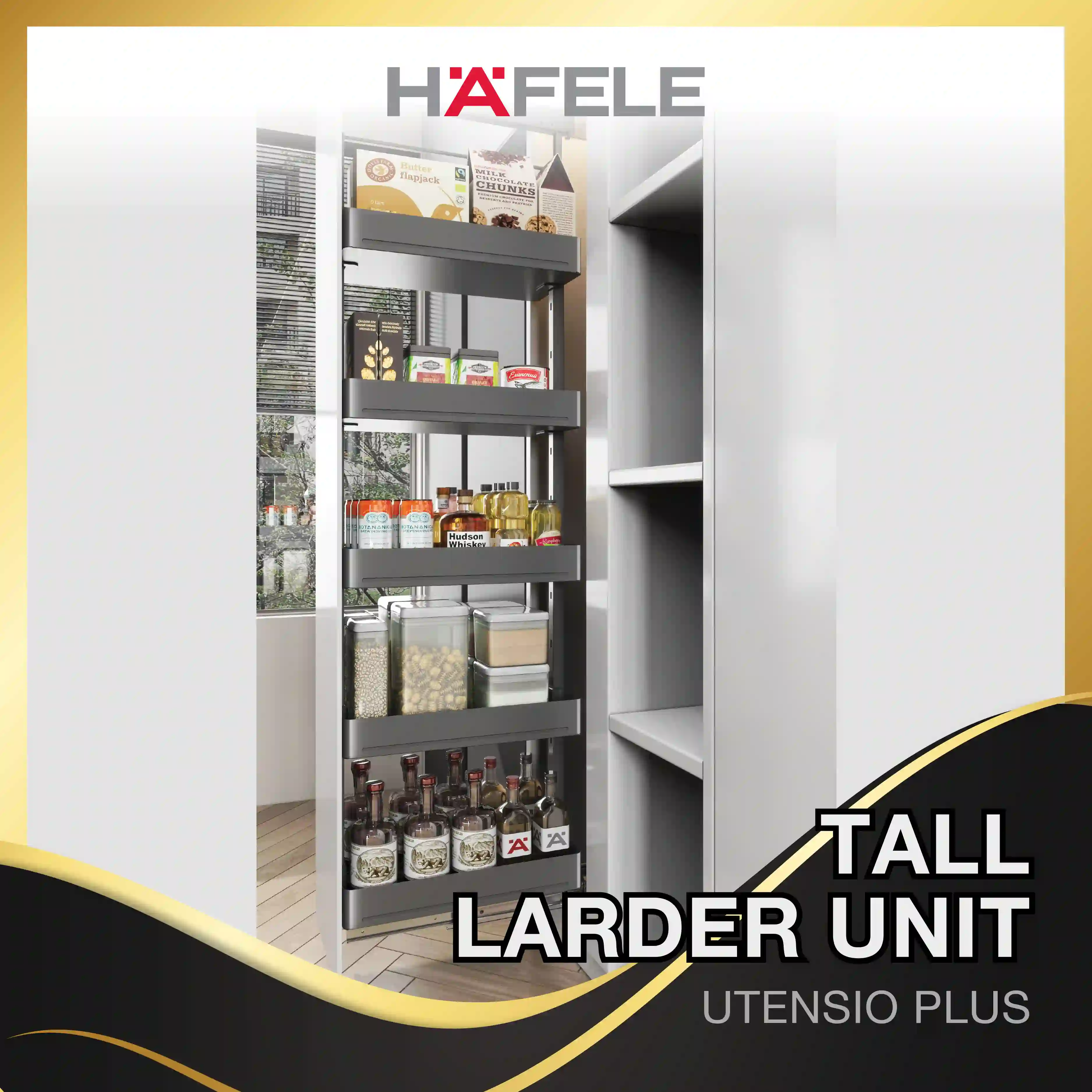 Hafele Utensio Plus Tall Larder Unit